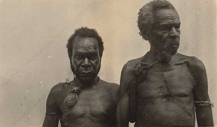 Cannibals, Papua, circa 1910 https://commons.wikimedia.org/wiki/File:Cannibals,_Papua.jpg